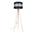 Podna lampa CORAL 1xE27/60W/230V bež/crna/mat krom