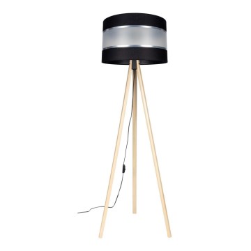 Podna lampa CORAL 1xE27/60W/230V bež/crna/mat krom