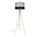Podna lampa CORAL 1xE27/60W/230V bež/crna/siva/mat krom