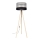 Podna lampa CORAL 1xE27/60W/230V bež/crna/siva/zlatna