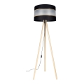 Podna lampa CORAL 1xE27/60W/230V bež/crna/zlatna