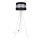 Podna lampa CORAL 1xE27/60W/230V bijela/crna/mat krom