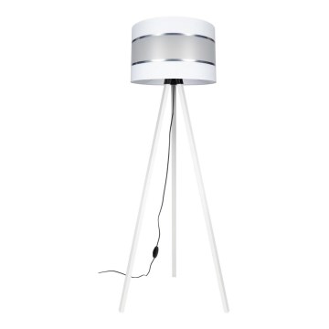 Podna lampa CORAL 1xE27/60W/230V bijela/mat krom