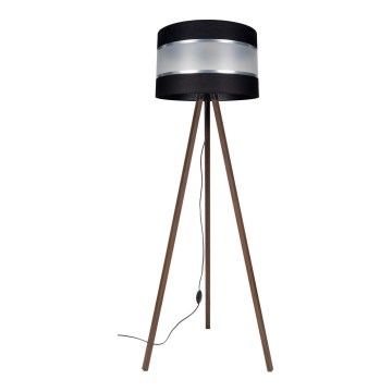 Podna lampa CORAL 1xE27/60W/230V smeđa/crna/mat krom