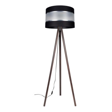 Podna lampa CORAL 1xE27/60W/230V smeđa/crna/mat krom