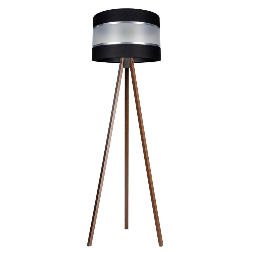 Podna lampa CORAL 1xE27/60W/230V smeđa/crna/mat krom