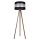 Podna lampa CORAL 1xE27/60W/230V smeđa/crna/mat krom