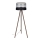 Podna lampa CORAL 1xE27/60W/230V smeđa/crna/siva/mat krom
