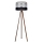 Podna lampa CORAL 1xE27/60W/230V smeđa/crna/siva/mat krom