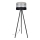 Podna lampa CORAL 1xE27/60W/230V wenge/crna/siva/mat krom