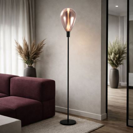 Podna lampa DENSO 1xG9/5W/230V bakrena/crna