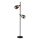Podna lampa DENSO 2xG9/5W/230V crni krom/bakrena