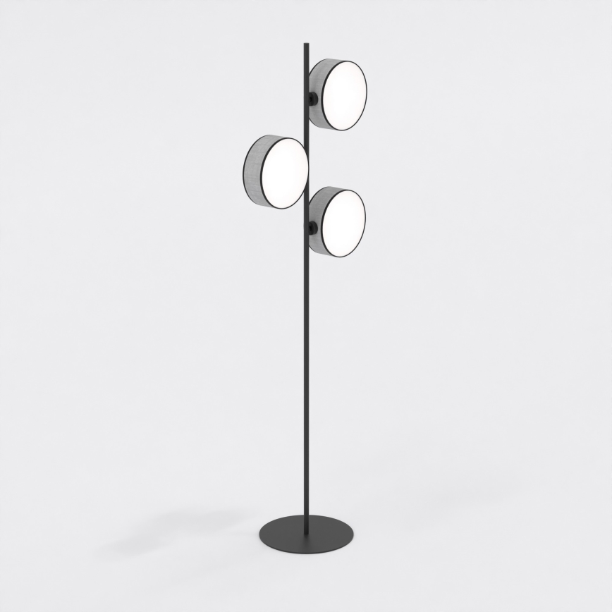 Podna lampa DRUMZ 3xE14/10W/230V siva