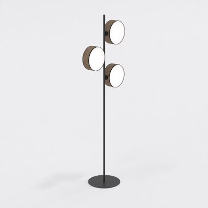 Podna lampa DRUMZ 3xE14/10W/230V smeđa