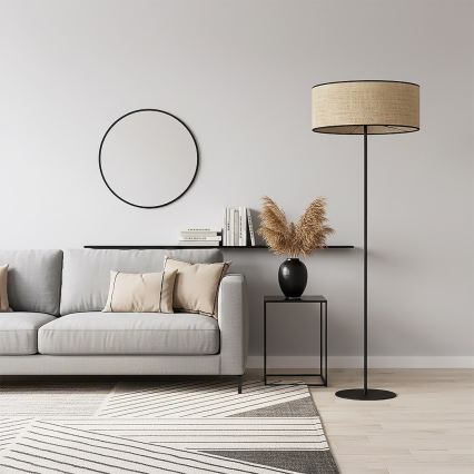 Podna lampa ECO 1xE27/15W/230V bež/ratan