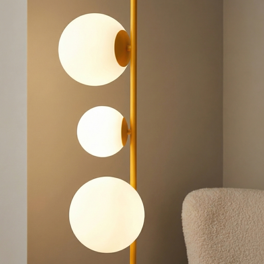 Podna lampa ETNO 4xG9/8W/230V narančasta