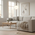 Podna lampa FLOR 1xE14/10W/230V bež