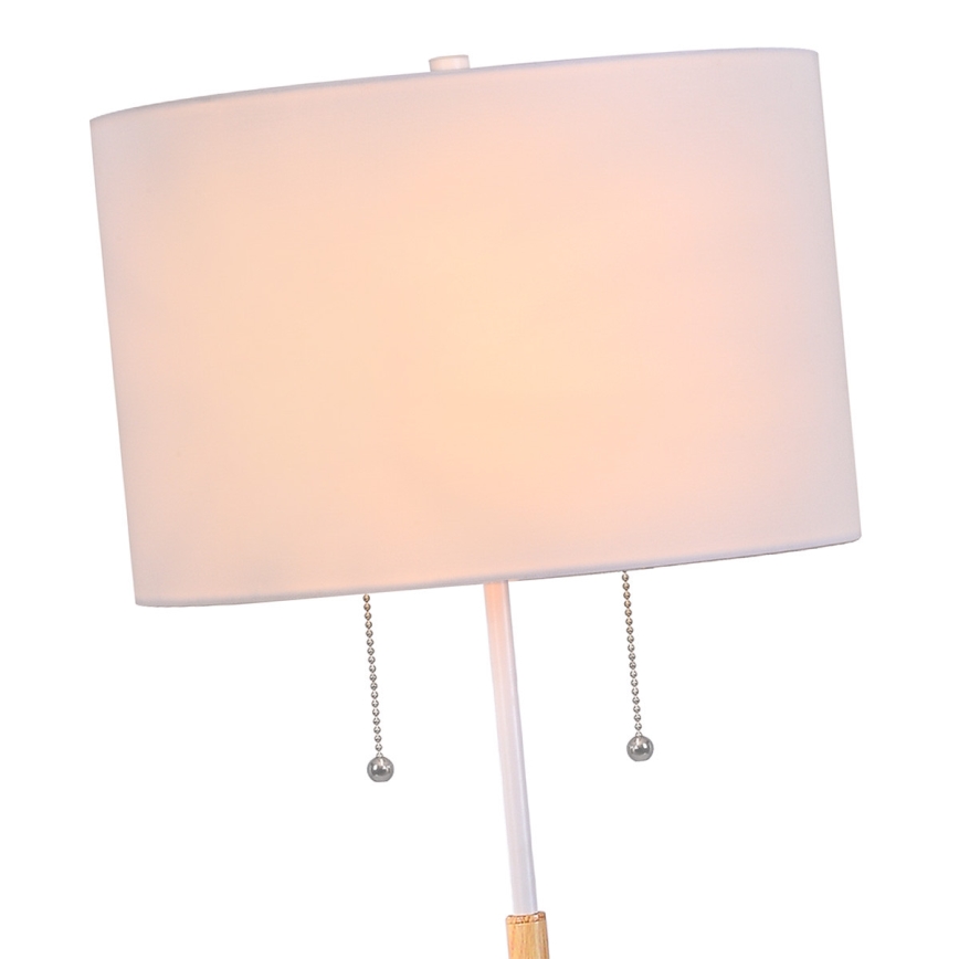 Podna lampa FOGO 2xE27/15W/230V bijela/bež