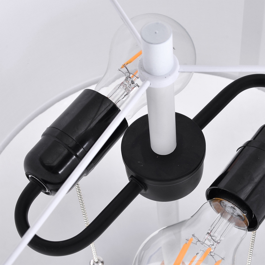 Podna lampa FOGO 2xE27/15W/230V bijela/bež