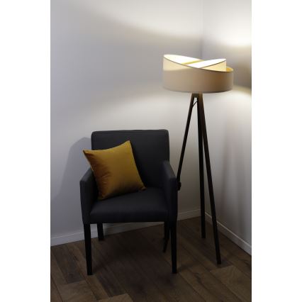 Podna lampa GALAXY 1xE27/60W/230V bež/crna