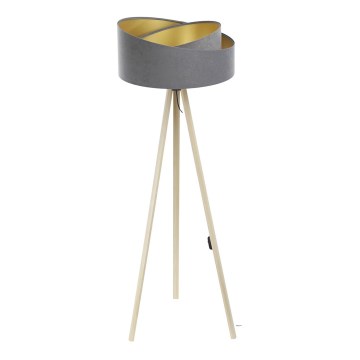 Podna lampa GALAXY 1xE27/60W/230V siva/bež