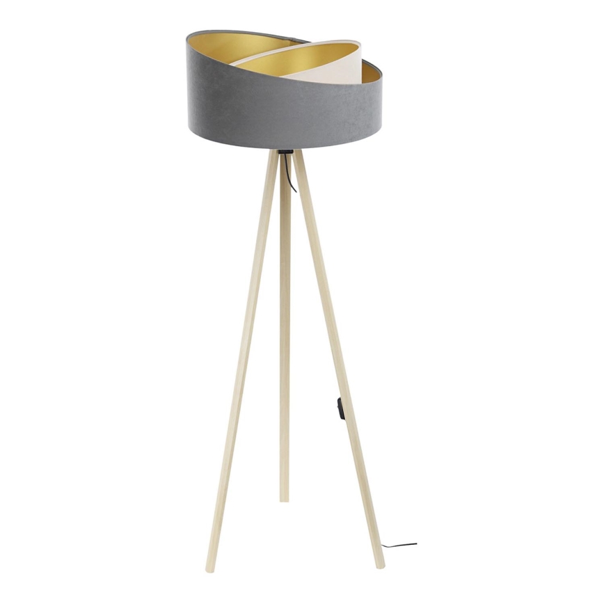 Podna lampa GALAXY 1xE27/60W/230V siva/bež