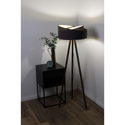 Podna lampa GALAXY 1xE27/60W/230V siva/smeđa