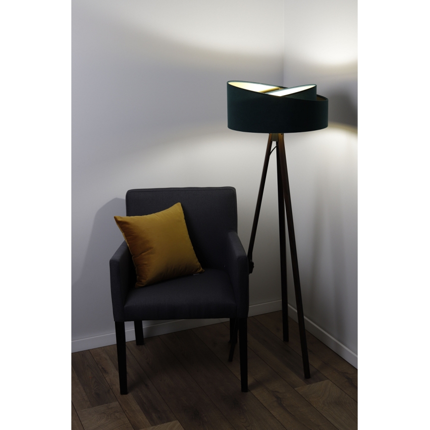 Podna lampa GALAXY 1xE27/60W/230V zelena/crna
