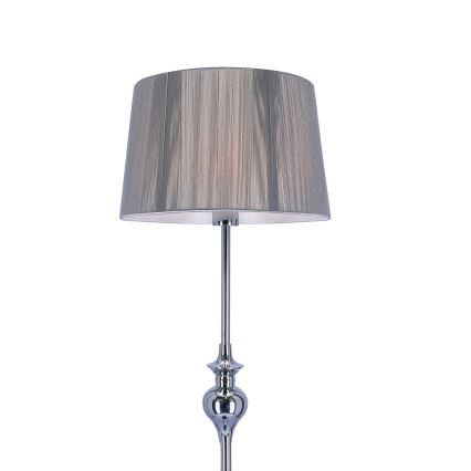 Podna lampa GILLENIA 1xE27/60W/230V srebrna