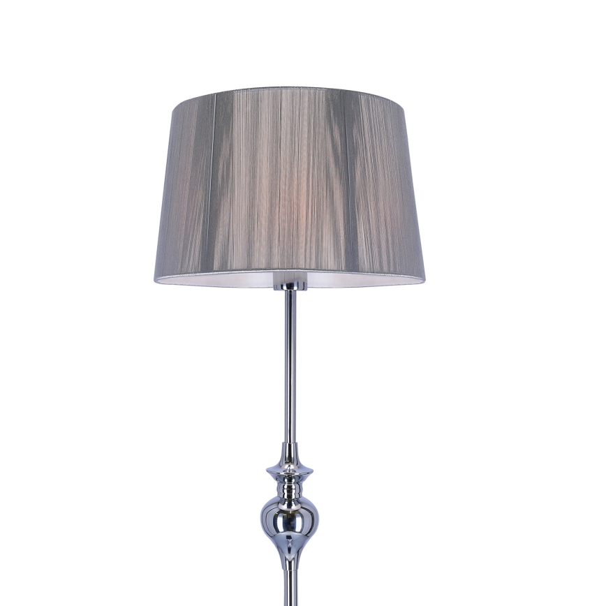 Podna lampa GILLENIA 1xE27/60W/230V srebrna