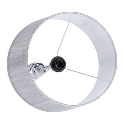 Podna lampa GILLENIA 1xE27/60W/230V srebrna