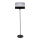 Podna lampa HELEN 1xE27/15W/230V crna/siva/srebrna