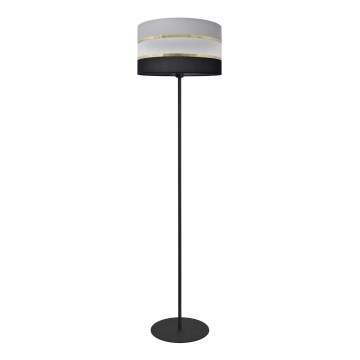 Podna lampa HELEN 1xE27/15W/230V crna/siva/zlatna