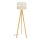 Podna lampa HELEN 1xE27/15W/230V krem/zlatna/hrast