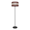 Podna lampa HELEN 1xE27/15W/230V smeđa/crna/zlatna