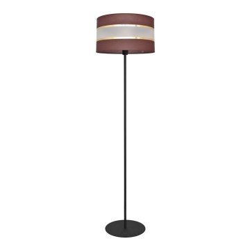 Podna lampa HELEN 1xE27/15W/230V smeđa/crna/zlatna