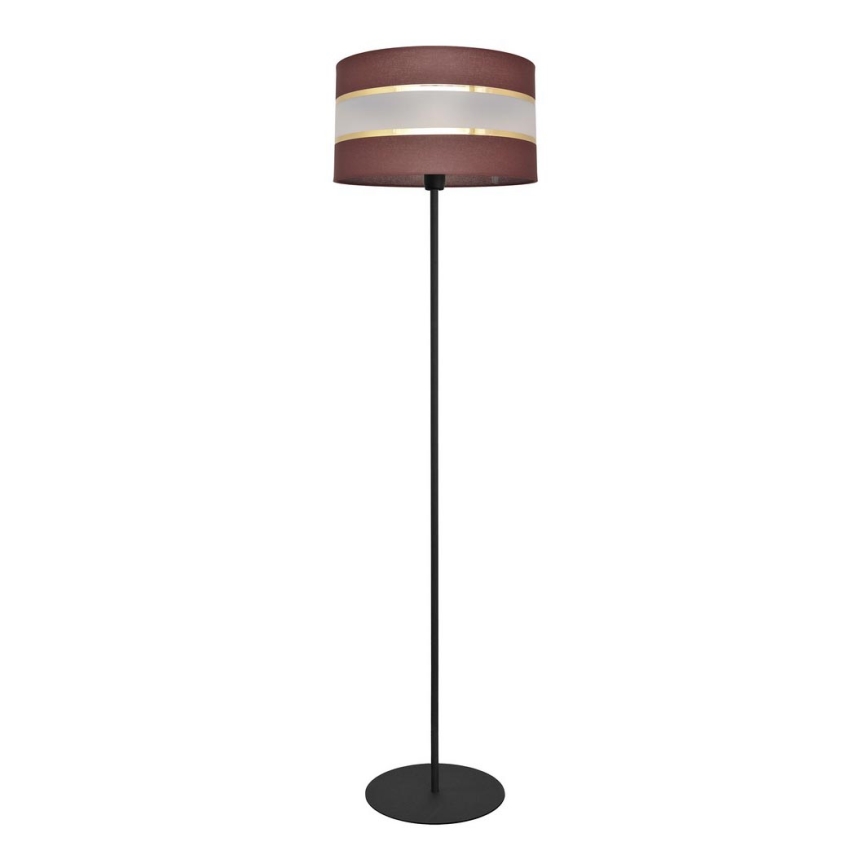 Podna lampa HELEN 1xE27/15W/230V smeđa/crna/zlatna