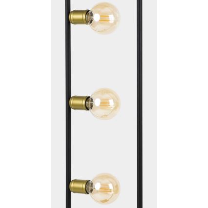 Podna lampa HYDRIA 3xE27/60W/230V crna