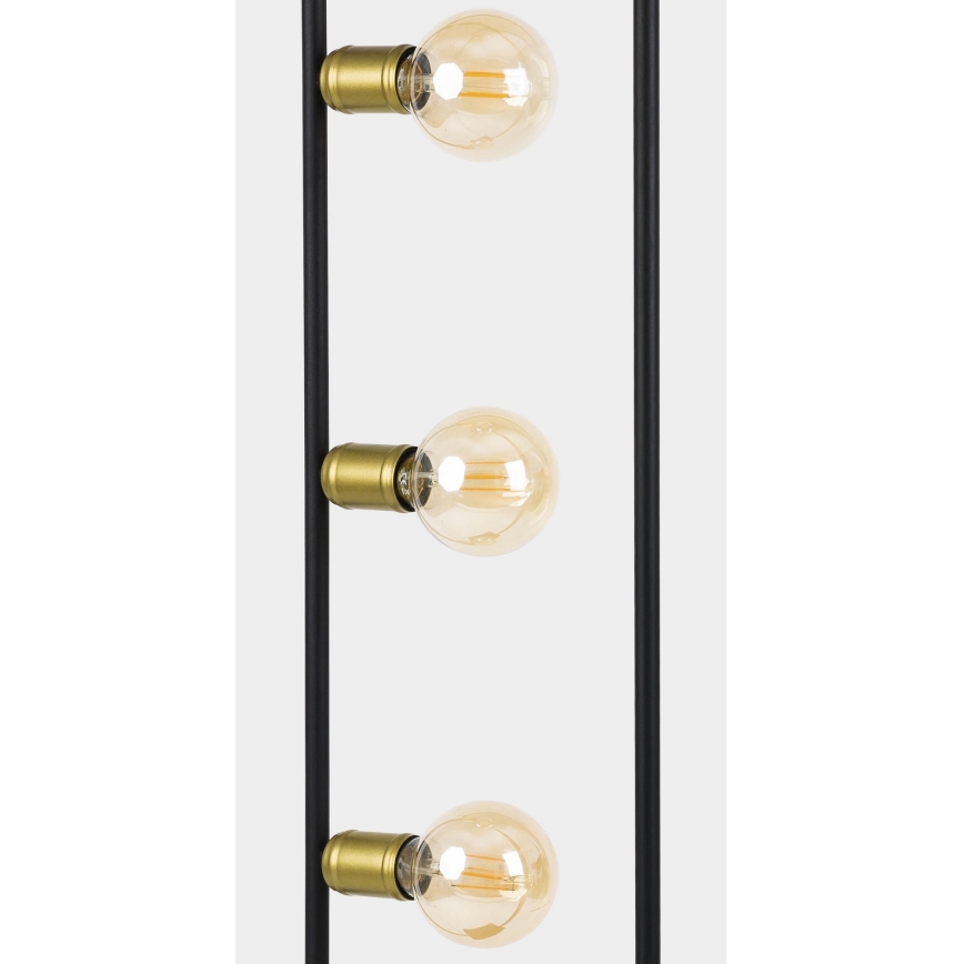 Podna lampa HYDRIA 3xE27/60W/230V crna
