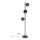 Podna lampa KAMA 3xG9/28W/230V crna/dimna crna
