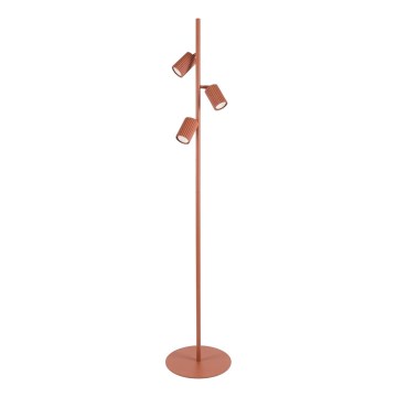 Podna lampa KARBON 3xGU10/10W/230V narančasta