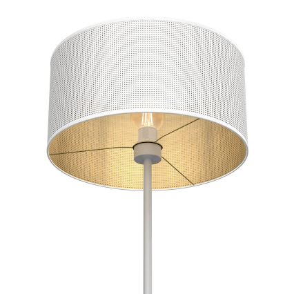 Podna lampa LOFT SHADE 1xE27/60W/230V bijela/zlatna