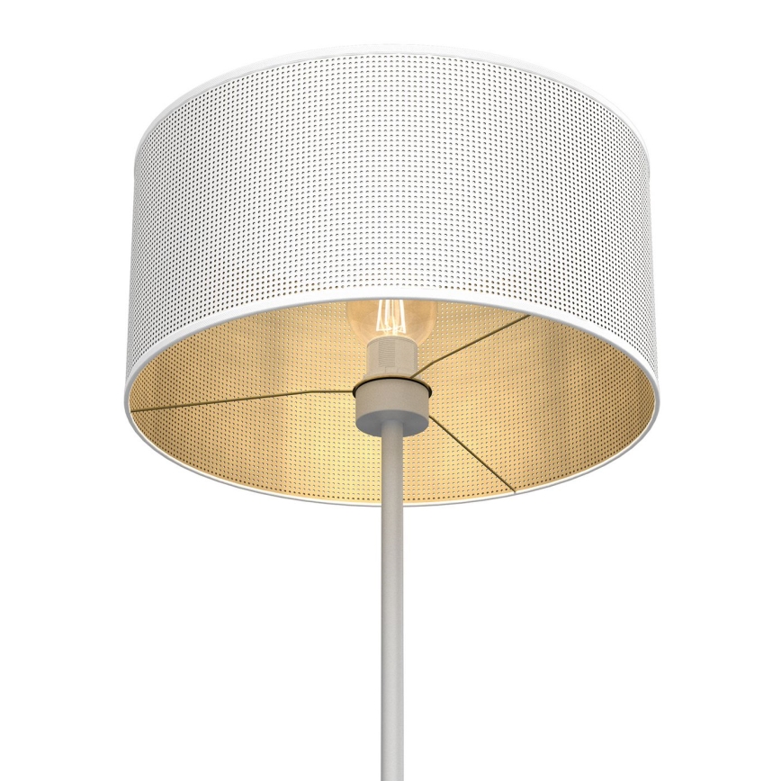 Podna lampa LOFT SHADE 1xE27/60W/230V bijela/zlatna