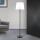 Podna lampa LUDWIG 1xE27/40W/230V bijela/crna