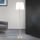 Podna lampa LUDWIG 1xE27/40W/230V bijela/zlatna