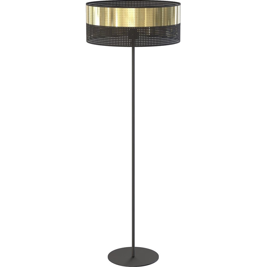 Podna lampa LUX 1xE27/15W/230V crna/zlatna