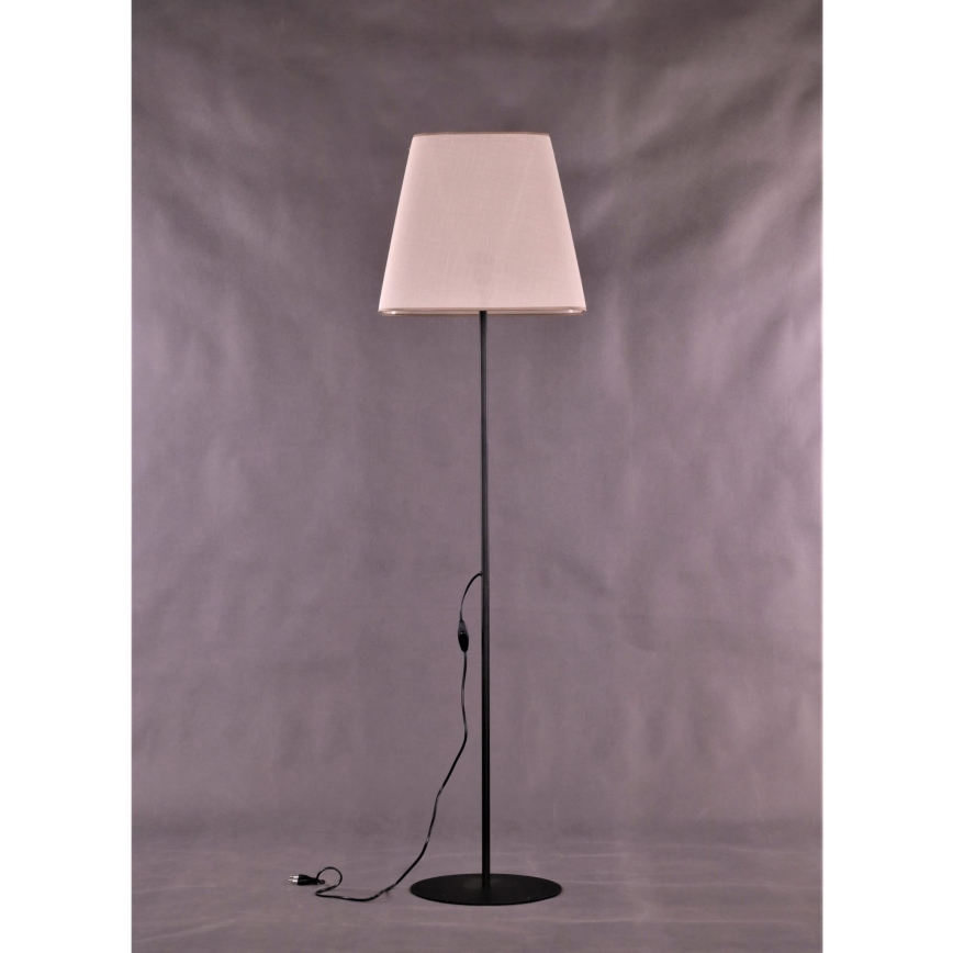 Podna lampa MARTINA 1xE27/15W/230V crna/bijela