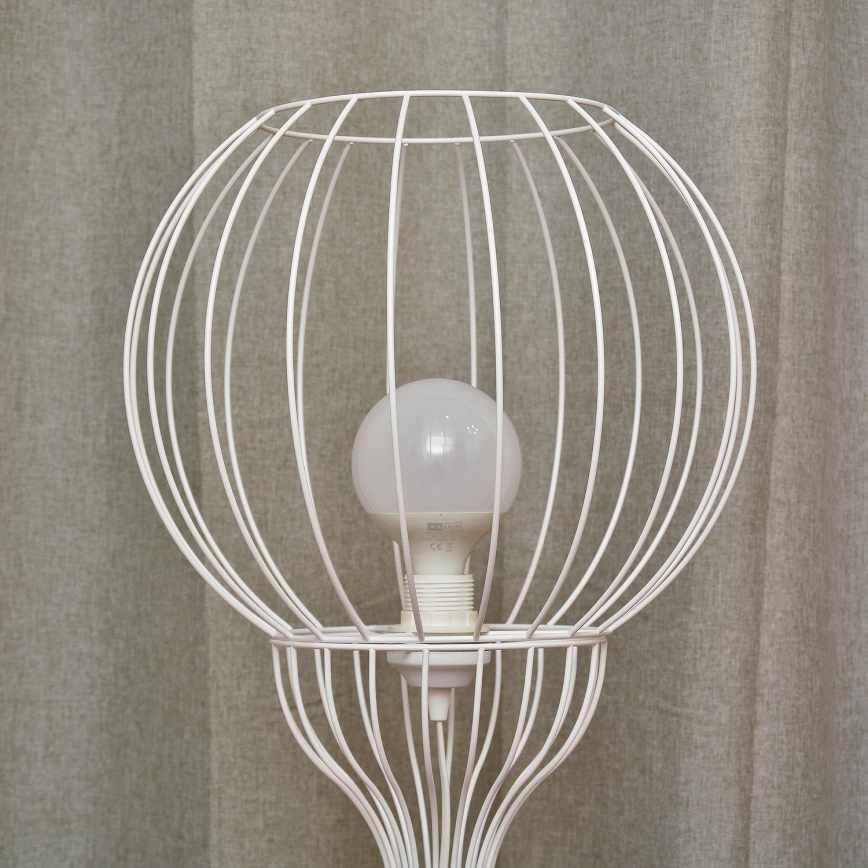 Podna lampa MERCURE 1xE27/15W/230V bijela