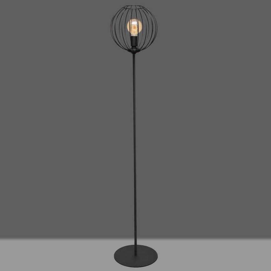 Podna lampa MERCURE 1xE27/15W/230V crna