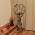 Podna lampa MERCURE 1xE27/15W/230V crna